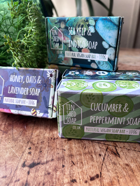 Cucumber and Peppermint Soap Bar